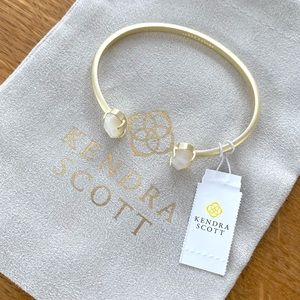 NWT Kendra Scott 14k gold mother of pearl bracelet